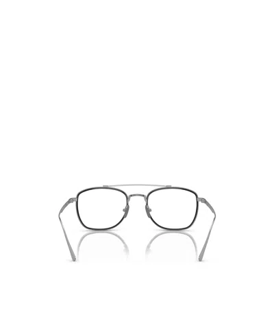 Persol Square-frame Glasses In Metallic