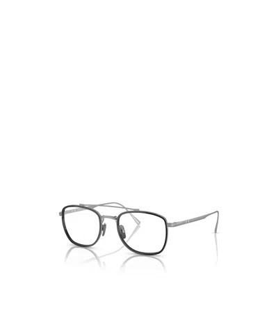 Persol Square-frame Glasses In Metallic