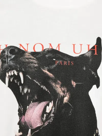 Ih Nom Uh Nit Pattern-printed Crewneck T-shirt In White