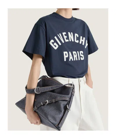 Givenchy Medium Shoulder Bag With Buckle And Handle In Purple