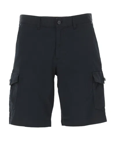 Ea7 Logo Shorts In Black