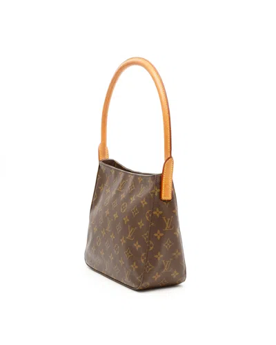 Pre-owned Louis Vuitton Monogram Looping Mm Bag In Brown
