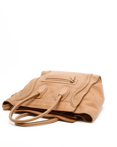 Celine Céline Micro Luggage Bag In Brown