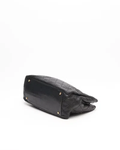 Pre-owned Chanel Cc Caviar Tote Bag In Black