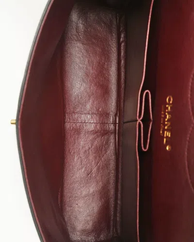 Pre-owned Chanel Classic Jumbo Double Flap Bag In Black