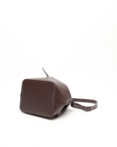 Pre-owned Louis Vuitton Epi Petit Noé Bag In Brown