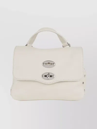 Zanellato Daily Baby Shoulder Bag With Metal Hardware In White