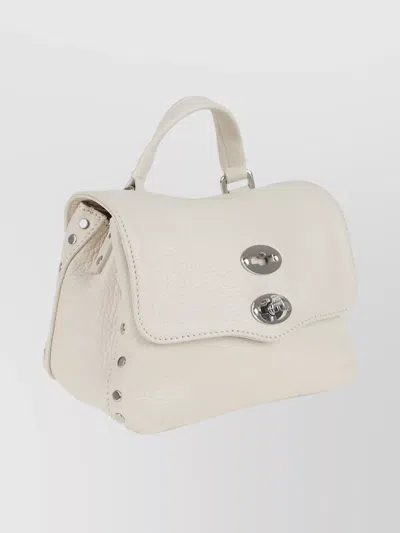 Zanellato Daily Baby Shoulder Bag With Metal Hardware In White