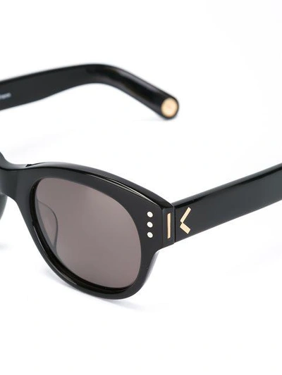 Shop Kenzo Oval Frame Sunglasses
