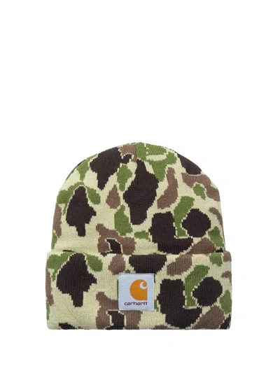Carhartt Camo Duck Beanie In Multi