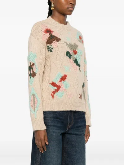 Daniele Fiesoli Klassischer Intarsien-pullover In Neutral