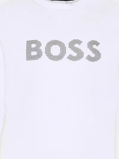 Bosswear Logo Long-sleeve T-shirt In White