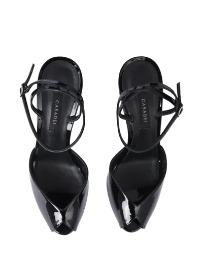 Casadei Ankle-strap Heeled Sandals In Black