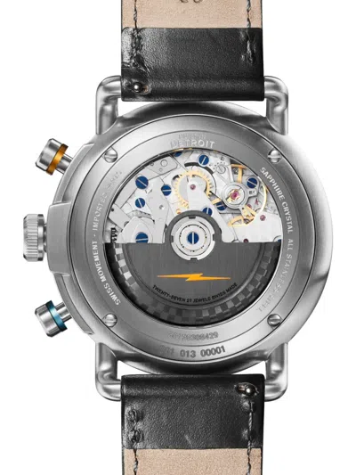 Shinola Canfield Model C56 2 Eye Chrono 42mm In Black