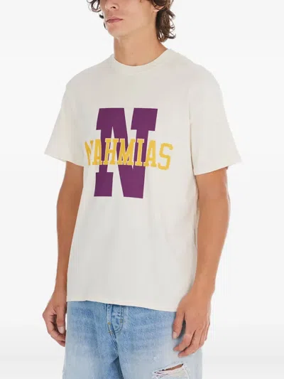 Nahmias Crew Neck T-shirt In White