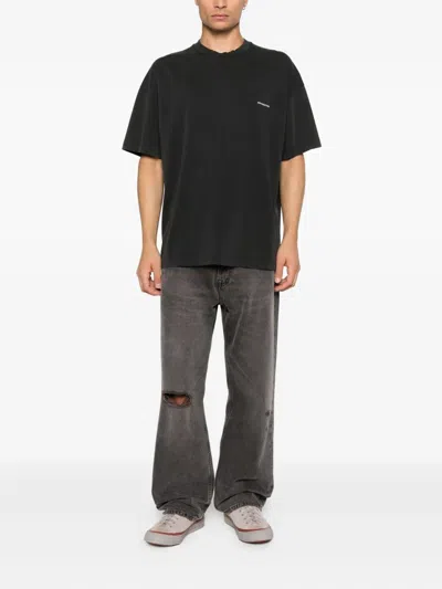 Cole Buxton Logo T-shirt In Black