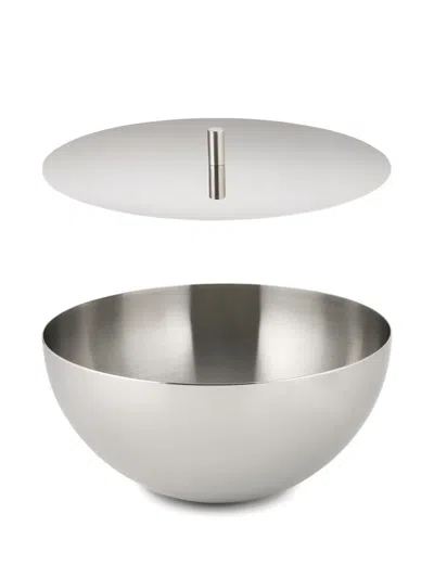 Alessi Medium Rocc Amethyst-fragrance Candle Refill (600g) In Silver