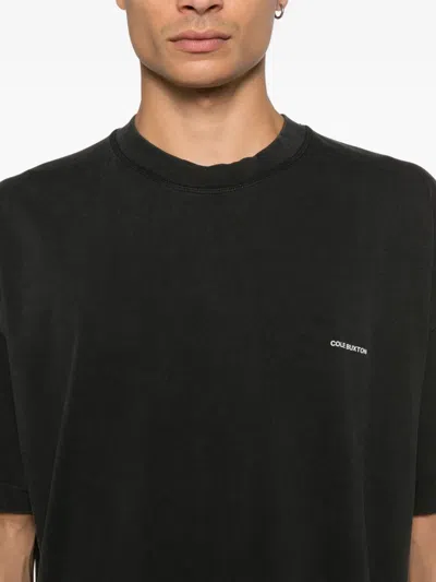 Cole Buxton Logo T-shirt In Black