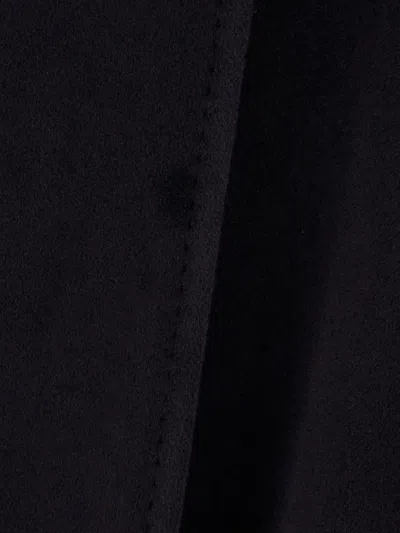 Max Mara Tenzone Belted Coat In Blue