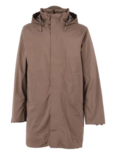 K-way Thomal Padded Jacket In Brown