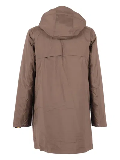 K-way Thomal Padded Jacket In Brown