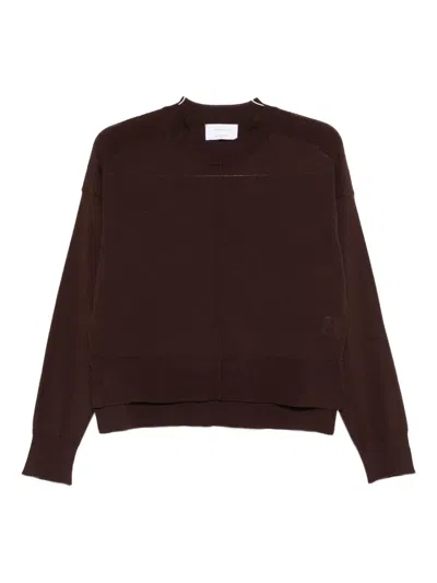 Daniele Fiesoli Pullover Mit Rundhalsausschnitt In Brown