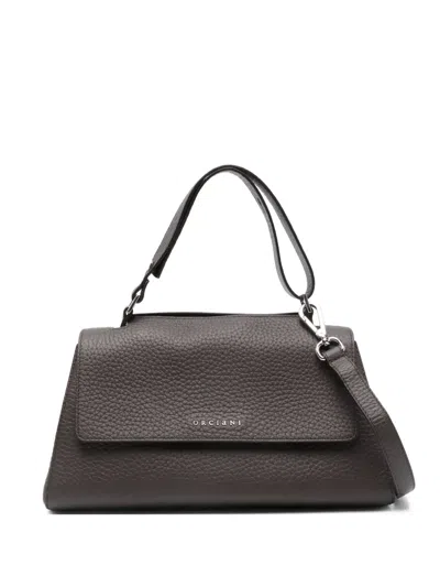 Orciani Sveva Longuette Tote Bag In Brown