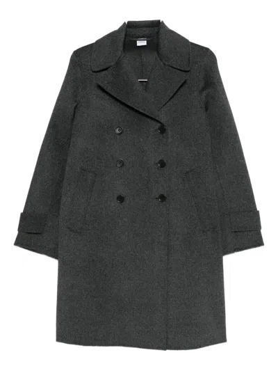 Aspesi Doppelreihiger Mantel In Gray