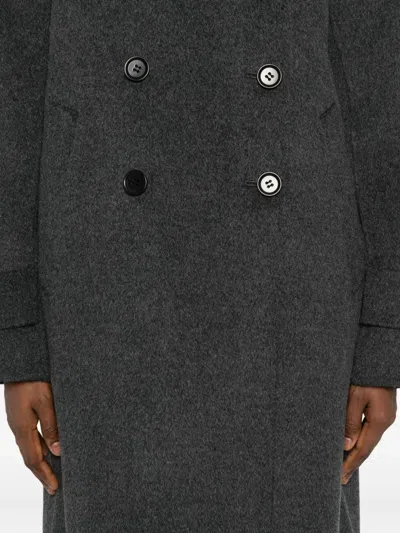 Aspesi Doppelreihiger Mantel In Gray