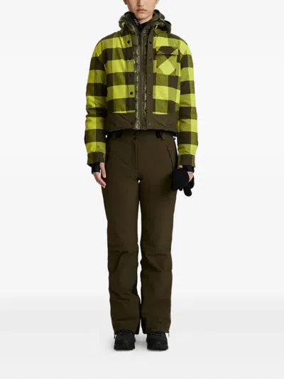 Aztech Mountain Loge Peak Checked Ski Shirt In Green