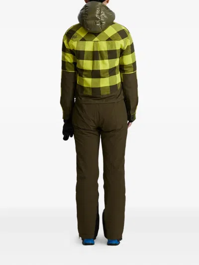 Aztech Mountain Loge Peak Checked Ski Shirt In Green