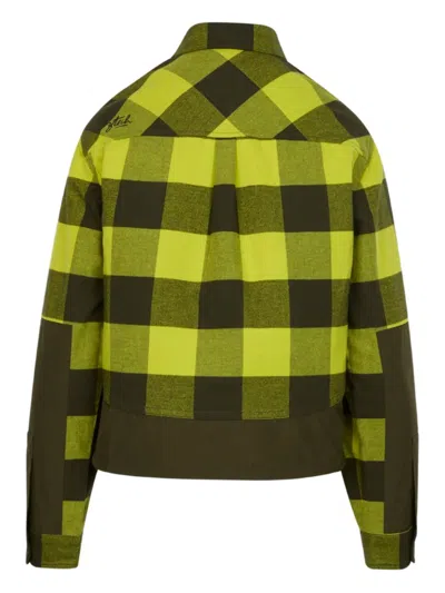 Aztech Mountain Loge Peak Checked Ski Shirt In Green