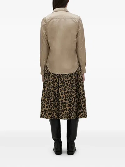 Aspesi Wattiertes Hemd Mit Knöpfen In Brown