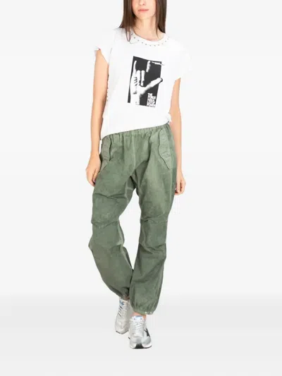 Freecity T-shirt Mit Nieten In White