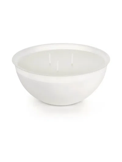 Alessi Small Rocc Marble-fragrance Candle Refill (250g) In Silver