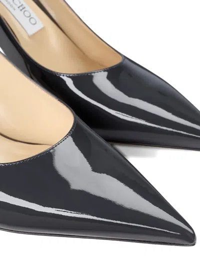 Jimmy Choo 85mm Love Pointed-toe Pumps In Gray