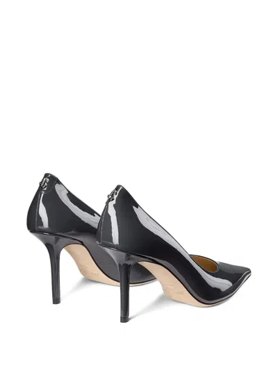 Jimmy Choo 85mm Love Pointed-toe Pumps In Gray
