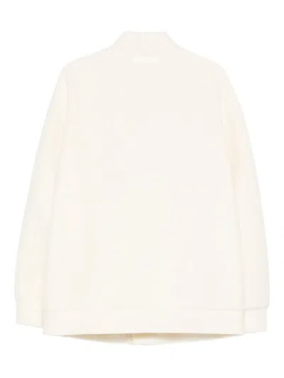 Hevo Pocket Button Jacket In White