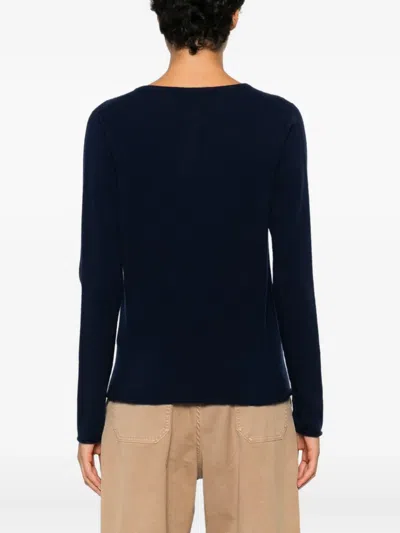 Liviana Conti Vania V-neck Cashmere Sweater In Black
