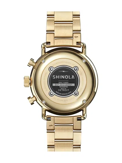 Shinola ^ Edelstahl 42mm In Gold
