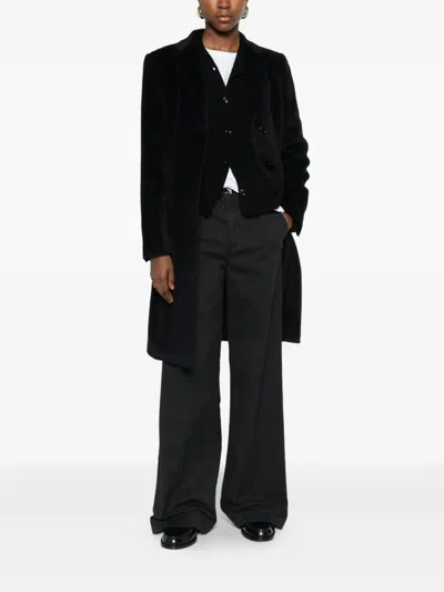 40 Weft Hose Mit Bügelfalten In Black