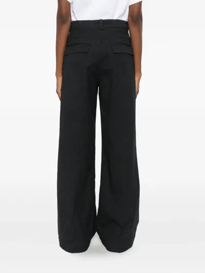 40 Weft Hose Mit Bügelfalten In Black