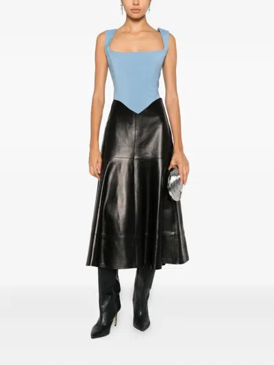 Giuseppe Di Morabito Square-neck Top In Blue