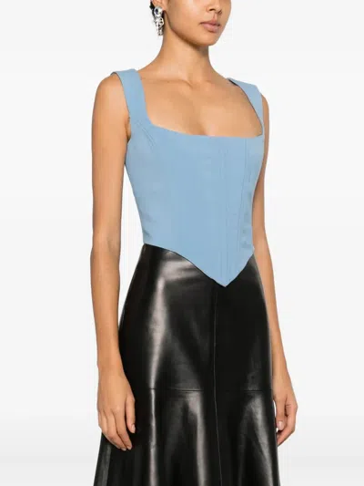 Giuseppe Di Morabito Square-neck Top In Blue