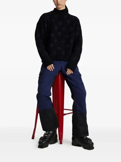 Aztech Mountain Snowflake Sweater In Black