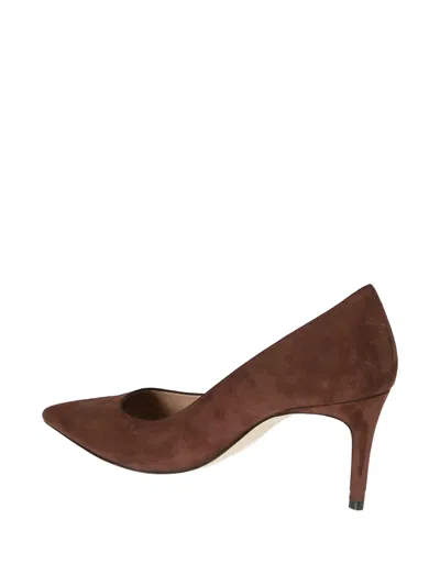 Stuart Weitzman 75mm Stuart Power Pointed Pumps In Brown