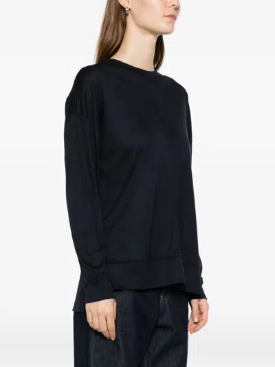 Alpha Studio Panelled Jersey In Black