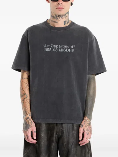 Misbhv Klassisches T-shirt In Gray