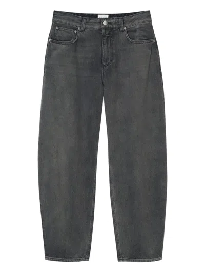 Closed Jeans Mit Weitem Bein In Black