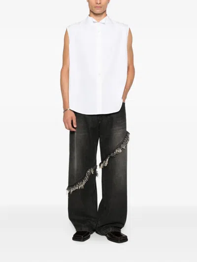 Our Legacy Wing Sleeveless Shirt In White